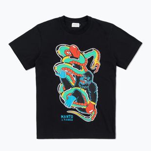 MANTO X Panku Struggle T-shirt negru