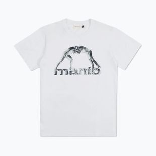 MANTO Metal T-shirt alb