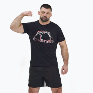 MANTO Metal T-shirt negru