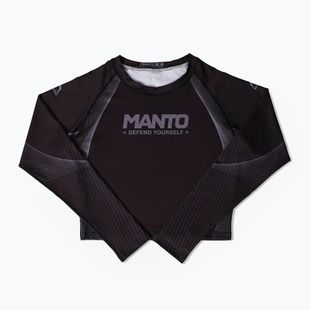 Rashguard pentru femei MANTO Defend Rashguard negru