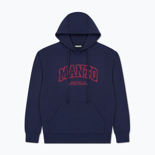 Bluză pentru bărbați MANTO Varsity 26 Hoody bleumarin