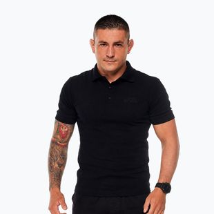 Tricou polo pentru bărbați Octagon Legion HFT Polo black