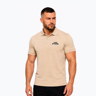 Tricou polo pentru bărbați Octagon Legion HFT Polo beige