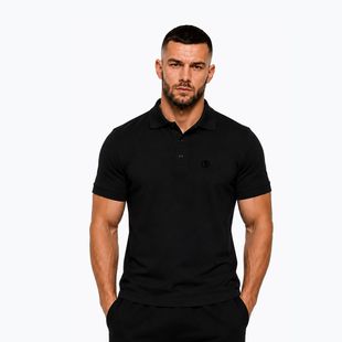 Tricou polo pentru bărbați Octagon Legion Small Logo 3D Polo black