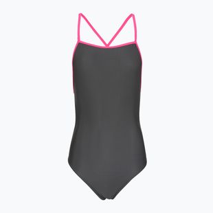Costum de baie întreg pentru femei Clap Jednowarstwowy Wiązany grey pink