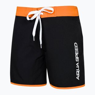 Pantaloni scurți de baie pentru copii AQUA-SPEED Evan negru 305