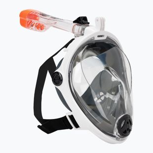 Mască facială completă de snorkeling AQUA-SPEED Spectra 2.0 alb/neagră