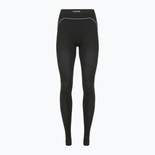 Pantaloni termoactivi pentru femei Viking Etna 2.0 black/purple