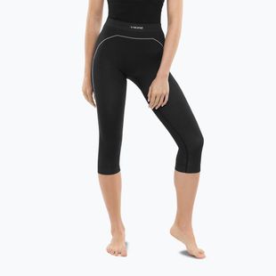 Pantaloni termoactivi pentru femei Viking Etna 2.0 3/4 black/purple