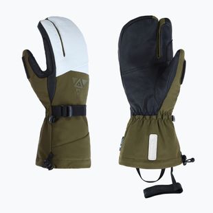 Mănuși de schi Viking Norvik Pro Lobster Freeride olive/white