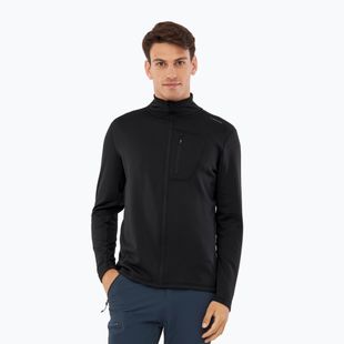 Bluză de trekking pentru bărbați Viking Admont Full Zip black