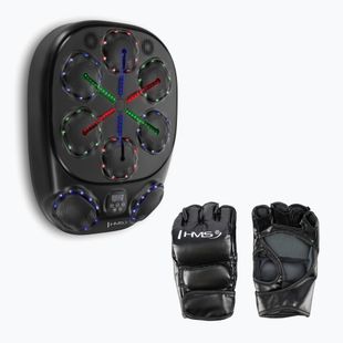 Scut de antrenament electric + mănuși HMS TB10 black