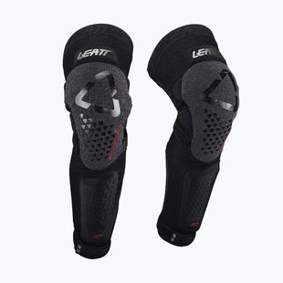 Apărători de ciclism pentru genunchi și tibii Leatt 3DF 5.0 Evo EXT black