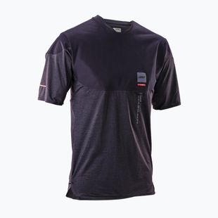 Tricou de ciclism pentru bărbați Leatt MTB Trail 6.0 Cargo ghost black