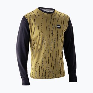 Longsleeve de ciclism pentru bărbați Leatt MTB Trail 3.0 trails brown