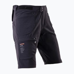 Pantaloni scurți de ciclism pentru bărbați Leatt MTB Trail 6.0 Cargo ghost black