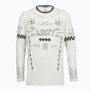 Longsleeve de ciclism pentru bărbați Leatt MTB Gravity 3.0 cream white