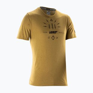 Tricou de ciclism pentru bărbați Leatt MTB Gravity 3.0 brass brown