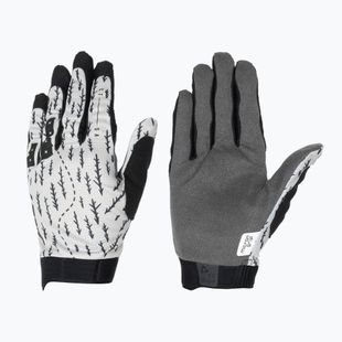 Mănuși de ciclism pentru bărbați Leatt MTB 1.0 GripR trails white