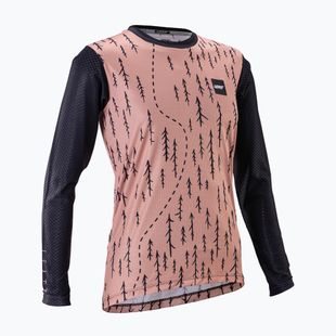 Longsleeve de ciclism pentru femei Leatt MTB Trail 3.0 trails pink