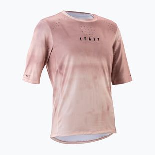 Tricou de ciclism pentru femei Leatt MTB Gravity 4.0 dusty pink