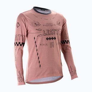 Longsleeve de ciclism pentru femei Leatt MTB Gravity 3.0 W dusty pink