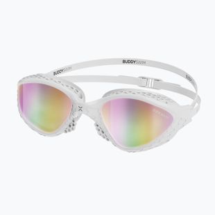 Ochelari de înot BuddySwim OzeanX Mirror white / iridium