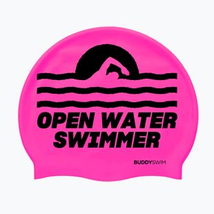 Cască de înot BuddySwim OWS Silicone pink