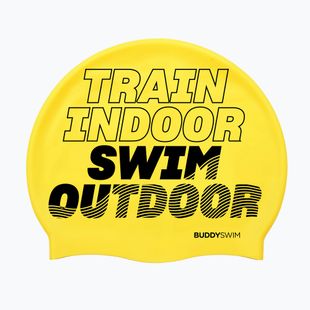 Cască de înot BuddySwim TSO Silicone yellow