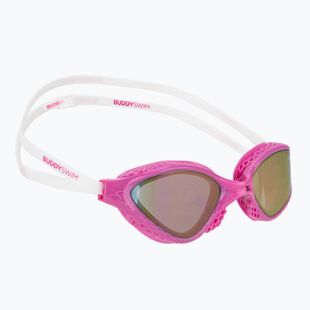 Ochelari înot BuddySwim OzeanX Mirror pink/white/iridium