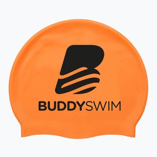 Cască de înot BuddySwim BLogo Silicone orange