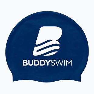 Cască înot BuddySwim BLogo Silicone navy