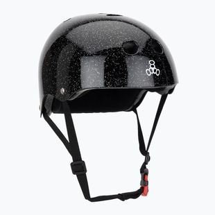 Cască Triple Eight The Certified Sweatsaver black glitter