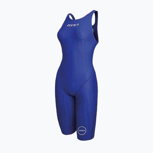 Costum de baie întreg pentru femei ZONE3 Performance Speed Kneeskin blue/white