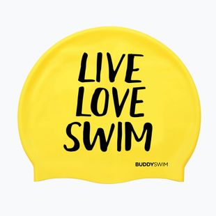 Cască de înot  BuddySwim LLS Silicone yellow