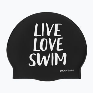 Cască de înot BuddySwim LLS Silicone black