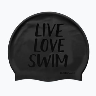 Cască de înot BuddySwim LLS Silicone black
