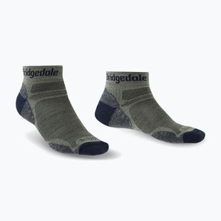Șosete de trekking pentru bărbați Bridgedale Hike Ultralight Performance Ankle khaki/navy