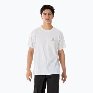 Tricou pentru bărbați Arcteryx Kragg Sl Cotton Bird Word white light/black