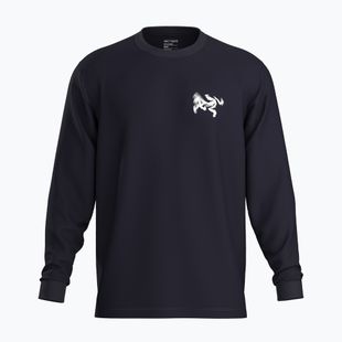 Longsleeve pentru bărbați Arcteryx Kragg SL Cotton Bird Tile black / arctic silk