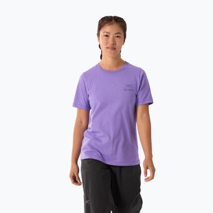 Tricou pentru femei Arc'teryx Kragg Sl Cotton Emblem Crew aster