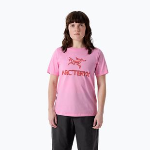 Tricou pentru femei Arcteryx Kragg SL Cotton Heatmap Crew pineberry