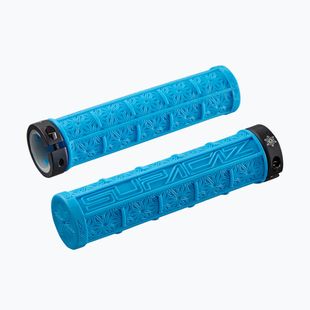 SUPACAZ Grips albastru neon