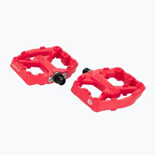 Pedale de bicicletă Crankbrothers Stamp 0 bright red