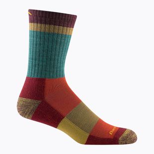 Șosete de trekking pentru bărbați Darn Tough Heady Stripe teal