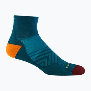 Șosete damă Darn Tough Run 1/4 Cushion teal închis