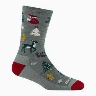 Șosete pentru femei Darn Tough Yuletide Wild Crew Lightweight with Cushion balsam