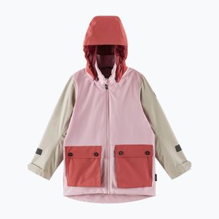 Geacă softshell pentru copii Reima Sysma grey pink