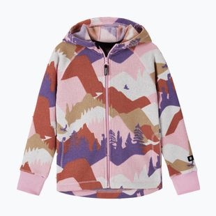 Bluză fleece pentru copii Reima Northern Fleece Hoodie grey pink