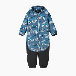 Combinezon softshell pentru copii Reima Moomin Mjosa blue ocean